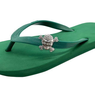 Green Popit Flip Flop for woman popit Sandal with Changeable Charm