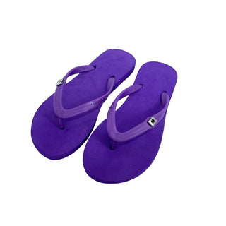 Purple Kids popit Flip Flop for popit sandal with Changeable Charm