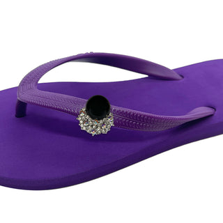 Purple Kids Popit Flip Flop for kids Sandal with Changeable Charm