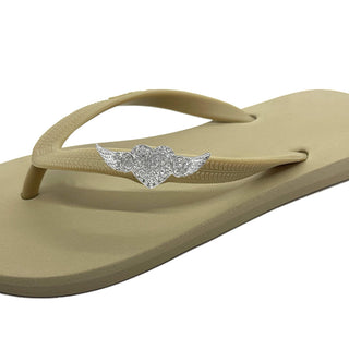 Sand Popit Flip Flop for Woman popit Sandal with Changeable Charm