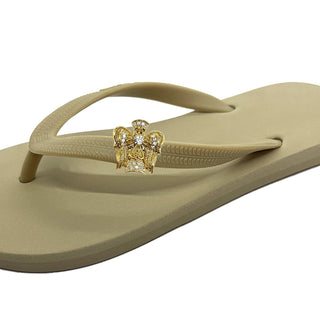 Sand Popit Flip Flop for Woman popit Sandal with Changeable Charm