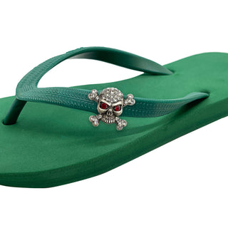 Green Popit Flip Flop for woman popit Sandal with Changeable Charm