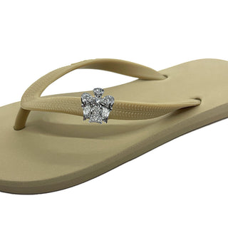 Sand Popit Flip Flop for Woman popit Sandal with Changeable Charm