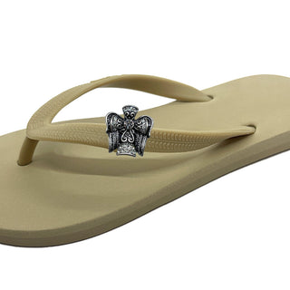 Sand Popit Flip Flop for Woman popit Sandal with Changeable Charm