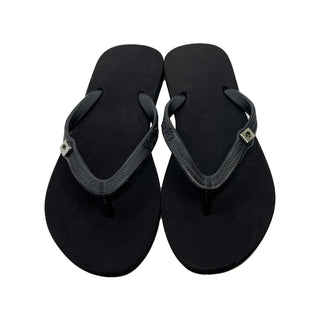 Black Popit flip flop for Woman popit Sandal with Changeable Charm