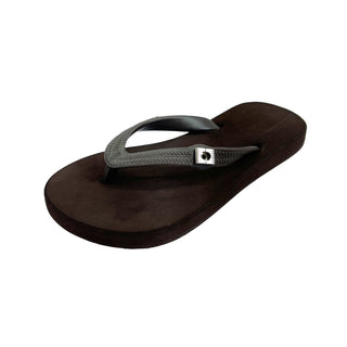 Brown Popit Flip Flop kids Sandal with Changeable Charm