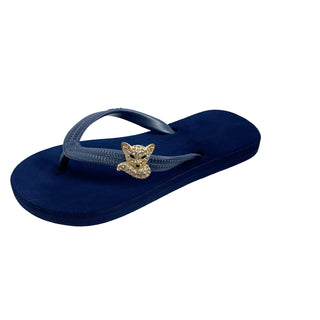 Navy Popit Flip Flop kids Sandal with Changeable Charm