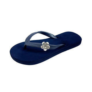 Navy Popit Flip Flop kids Sandal with Changeable Charm