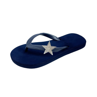 Navy Popit Flip Flop kids Sandal with Changeable Charm