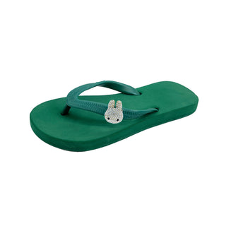 Green Popit Flip Flop kids Sandal with Changeable Charm