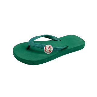 Green Popit Flip Flop kids Sandal with Changeable Charm