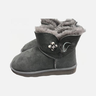 Grey Popit Boot for Woman Boot with Changeable Charm